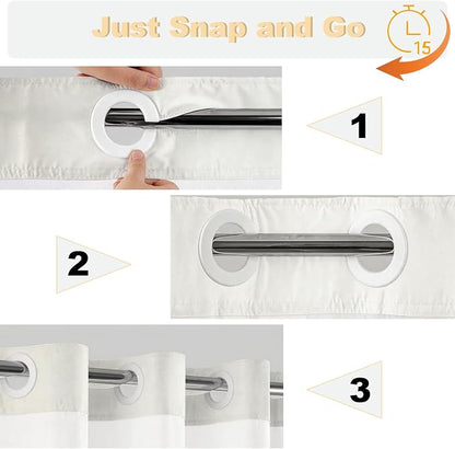Funny Sea Turtle Shower Curtains Ocean Animal Cartoon Kids Theme No Hook Waffle Weave Shower Curtain with Snap in Liner Polyester Fabric Bathroom Decor Set 36 W x 74 H Inch Teal Purple