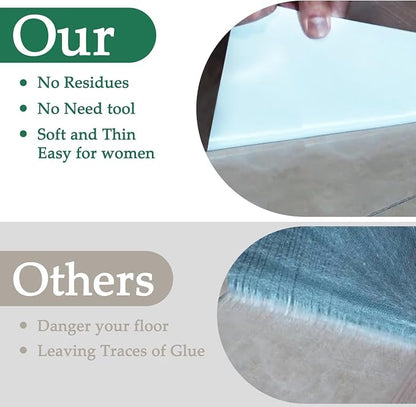 Lareko Peel and Stick Floor Tile, Waterproof Vinyl Plank Flooring | 12-Pack 18 Sq.Ft , Self-Adhesive Laminate Vinyl Tiles,Realistic Wood Grain for DIY Bathroom, Laundry Room & Rental Upgrades