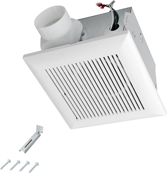 Amazon Basics AB-BV101 Air Ventilation Fan, Exhaust Fan, 70 CFM / 2.0 Sones, White