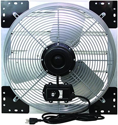 VES SF-20000-01 Shutter Mount Exhaust Fan,115V,20"