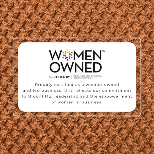 Great Bay Home Bath Towels - 100% Cotton 6 Piece Bath Sheet Set - Diamond Waffle Weave - Absorbent, Durable, Quick-Dry Towels for Bathroom (Copper)