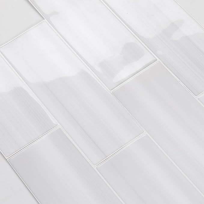 Tilingview 10PCS Peel and Stick Backsplash for Kitchen, 3"x 9" Self-Adhesive Vinyl Gel Subway Tile, Wall Tile for Home Decoration (Light Gray)