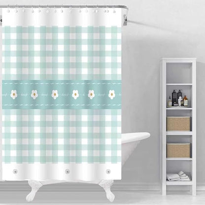 Shower Curtain Liner, 4G PEVA Shower Liner, Plastic Peva Waterproof Shower Curtains, 72x72 inch with Grommet Holes 3 Magnetic Weights