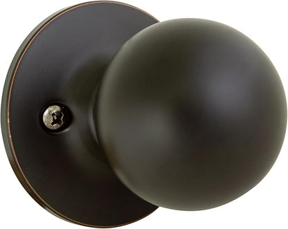 Design House 791582 Ball Passage Hall and Closet Door Knob Oil Rubbed Bronze