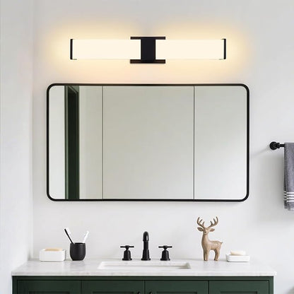Kalium 24in Modern Wall Sconces, Dimmable Bathroom Vanity Lights, 3000K Warm White LED Indoor Sconces Lighting for Bathroom, Stairs, Living Room, Bedroom. Hardwired.