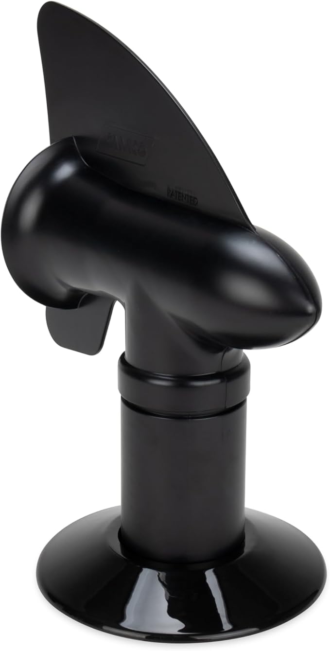 Camco Cyclone RV Sewer Vent Cover - Uses the Power of the Wind to Draw Holding Tank Odors Out of the RV, Trailer, or Camper - Easy Tool-Free Installation (40597)