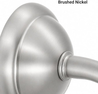 Daunton Vintage 4-Light Brushed Nickel Bathroom Light Fixtures, Elegant Bathroom Vanity Lights Over Mirror, Vanity Lighting with Clear Shade, Art Deco Wall Sconce Lighting for Bedroom