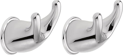Moen YB8003CH Mason Robe Hook, 1 Count (Pack of 2), Chrome