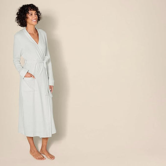 Amazon Essentials Women's Lightweight Waffle Full-Length Bath Robe (Available in Plus Size)