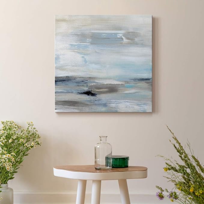 Renditions Gallery Gulf StreamWall Art, Premium Gallery Wrapped Canvas Decor, Ready to Hang, 16 in H x 16 in W, Made in America Print