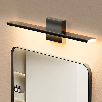 Modern LED Bathroom Light Fixtures,24inch (24.02'') 24W,2300 Lumen Dimmable Bathroom Vanity Lights Over Mirror,5CCT Black Vanity Lights for Bathroom Powder Room Washroom Restroom, ETL Certified