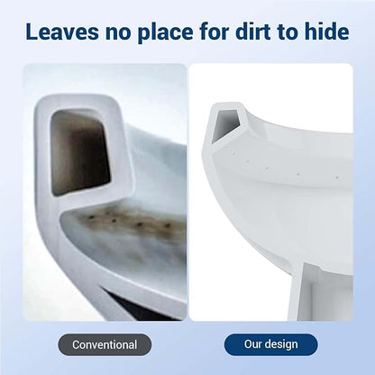 One Piece Toilet, Ceramic Design, Soft Closing PP Toilet Cover, Easy Clean Surface, Water Efficient Flush, Compact Durable Build
