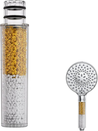 SR SUN RISE Shower Filter for Handheld Shower Head, NSF Certified 1 Pack Replacement Filters for Hard Water Remove Chlorine and Harmful Substances Only Fits SR SUN RISE Shower Head
