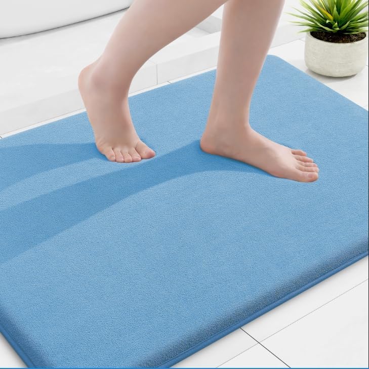 Smiry Memory Foam Bath Mat 36x24, Extra Soft and Absorbent Bathroom Rugs