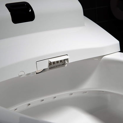 WOODBRIDGE B0960S Auto Flush, Auto Open & Auto Close, 1.28 GPF Single Flush Toilet with Intelligent Smart Seat and Wireless Remote Control, Chair Height