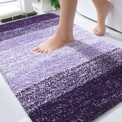 OLANLY Bathroom Rugs Mat 36x24, Extra Soft Absorbent Microfiber Bath Rugs