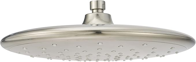 American Standard 9038001.295 Spectra Water Saving Rain Shower Head 11-inch 1.8 GPM, Brushed Nickel