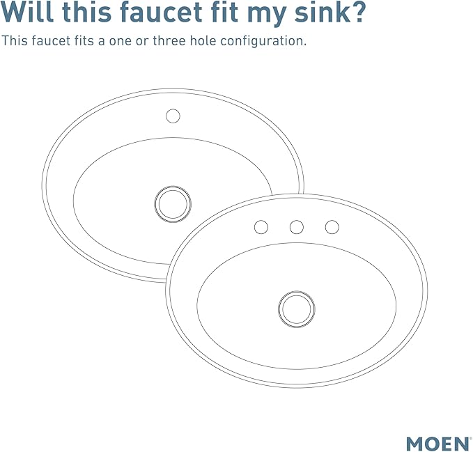 Moen Halle Spot Resist Brushed Nickel One-Handle Single Hole Bathroom Sink Faucet with Optional Deckplate, 84970SRN