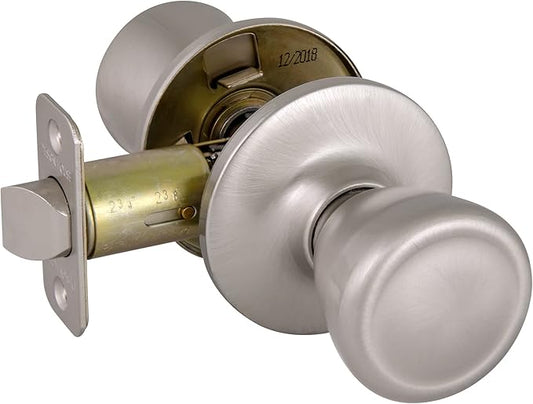 Design House 781914 Tulip Passage Hall and Closet Door Knob Satin Nickel