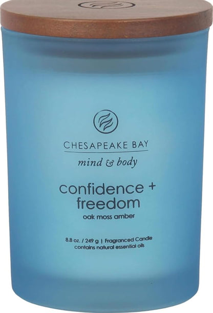 Chesapeake Bay Candle Scented Candle Confidence + Freedom (Oak Moss Amber) Medium Home Décor
