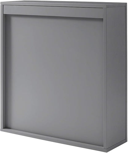 Crosley Furniture Tara Wall Mounted Bathroom Mirror and Medicine Cabinet, Vintage Gray