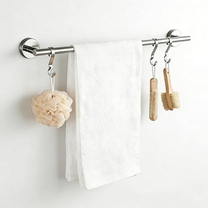 SEIDO 36 Inch Brushed Nickel Towel Bar for Bathroom Wall - SUS 304 Stainless Steel Kitchen Towel Holder Wall Mounted Towel Rack Rod with 33" Hanging Length Easy to Install Durable Heavy Duty