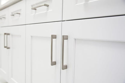 Brookings Shaker Unassembled Wall Kitchen Cabinet W1536, 15 W x 12 D x 36 H, Painted White, Solid Wood, Design House, 543108