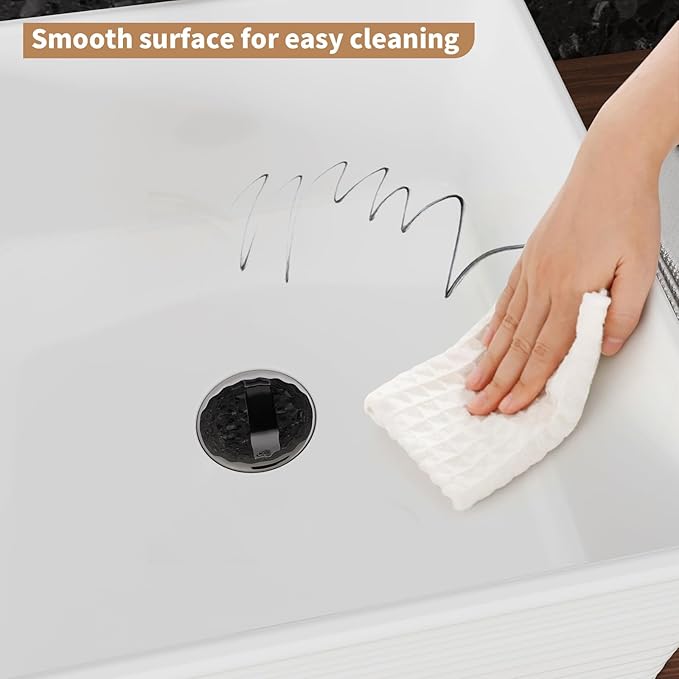 16"X16" Bathroom Vessel Sink, 6" Basin Depth Rectangular Bathroom Sink, Above Counter White Porcelain Ceramic Modern Vanity Sink Rectangle Art Basin