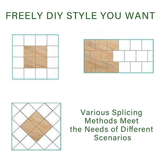 40-Pack Peel and Stick Floor Tiles Vinyl Floor 12 x 12 inch Self Adhesive Waterproof Flooring Planks DIY for Bathroom, Kitchen, Living Room, RV, Cover 40 Sq. Ft, Black Vein Marble