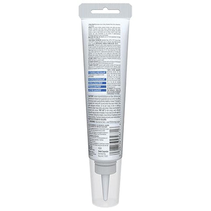GE Advanced Silicone Caulk for Window & Door, Clear, 2.8 fl oz Tube, 1 Pack - 100% Waterproof Silicone Sealant, 5X Stronger Adhesion, Freeze & Sun Proof