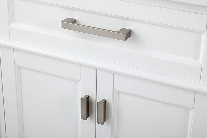 60" Durand Contemporary Modern White Double Sink Bathroom Vanity 1808-D60W