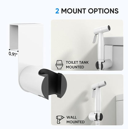Arofa Bright White Bidet Sprayer for Toilet, Handheld Jet Sprayer Adjustable Water Pressure Muslim Shower with Bidet Hose, Bidets Faucet for Existing Toilets Cloth Diaper Spray for Baby/Feminine Wash