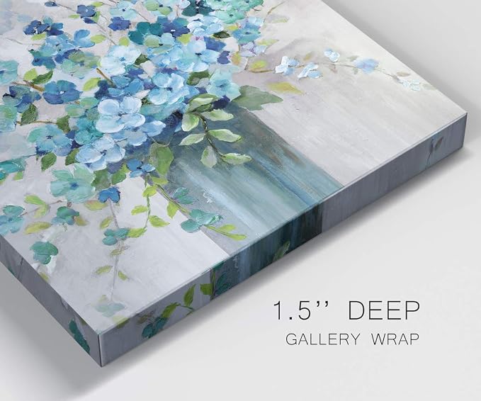 Renditions Gallery Sea Isle Wildflower Wall Art, Premium Gallery Wrapped Canvas Decor, Ready to Hang, 40 in H x 40 in W, Made in America Print (AZS-WC24-40077-R-4040-MK)