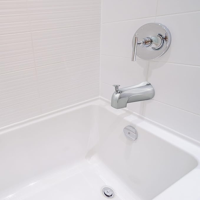 DANCO (88703) Tub Spout with Diverter, Chrome Finish, Metal, 1-Pack