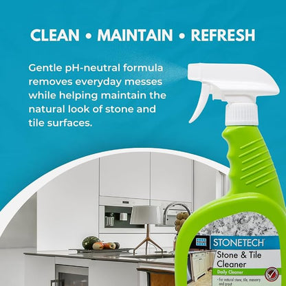 STONETECH Stone & Tile Cleaner, 24OZ (709ML) Spray Bottle
