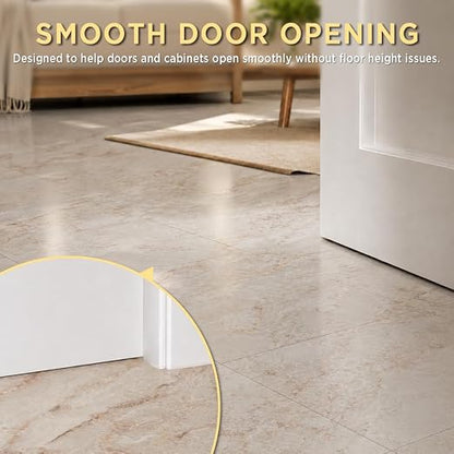 Marble Grain 12x12 Peel and Stick Floor Tile, Creamstone Marble, 20 PCS | NO Grout, NO Mess, For Kitchen, Bathroom Update, Non-Slip & Scratch-Resistant