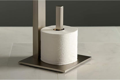 Kingston Brass SCC8508 Edenscape Toilet Paper Holder, Brushed Nickel 7.88 x 7.88 x 29.13