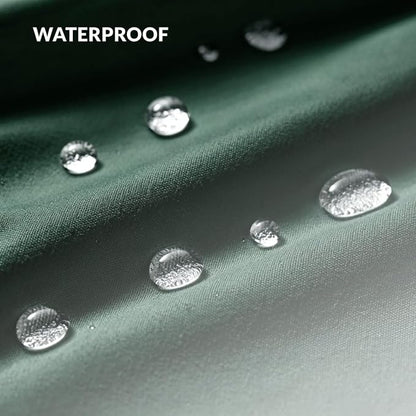 Felisa Ombre Dark Green and White Shower Curtain Liner,Waterproof Fabric Shower Curtain with 3 Weighted Magnets, Odorless Cloth Lightweight Bathroom Curtain,Sturdy Rustproof Grommets,72 x 72