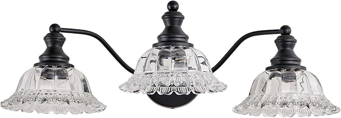 Farmhouse Vanity Lights for Bathroom Light Fixtures Black Vanity Lights 3 Light Bathroom Light Fixtures