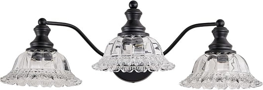 Farmhouse Vanity Lights for Bathroom Light Fixtures Black Vanity Lights 3 Light Bathroom Light Fixtures