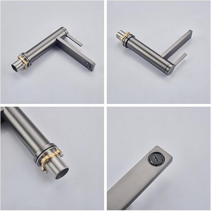 Single Hole Faucet for Bathroom Sink Brass Bathroom Faucet Single Handle Hot and Cold Chrome