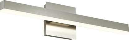 Joossnwell Bathroom Vanity Lighting Fixtures Over Mirror Brushed Nickel | 23.62 Inch bathroom Lights Fixtures Modern Vanity Light Bar Wall Mount Sconces Lamps 18W 4000K