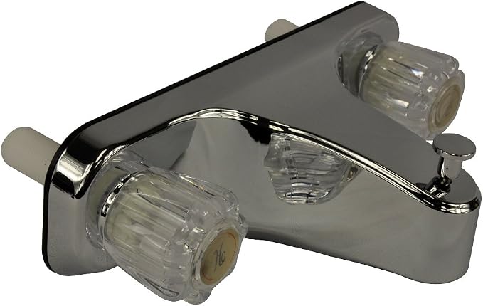 Danco Mobile Home RV Tub Shower Off-Set Faucet, 8 in, Chrome (33055X)