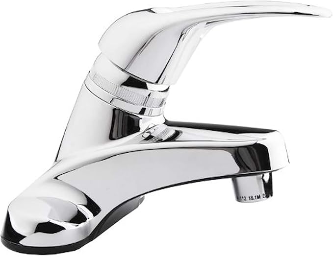 Dura Faucet DF-PL100-CP RV Single Lever Bathroom Faucet (Chrome Plating Over ABS Plastic)