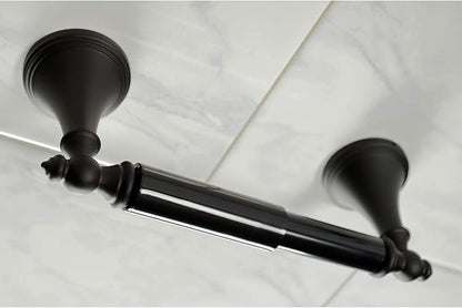 Kingston Brass BAHK1612478K Naples Bathroom Hardware Set, Matte Black 27.56 x 6.13 x 2.25