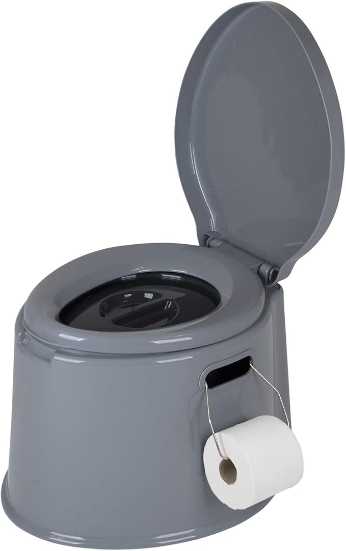 Bo-Camp - Portable Toilet - 7 liters - Grey