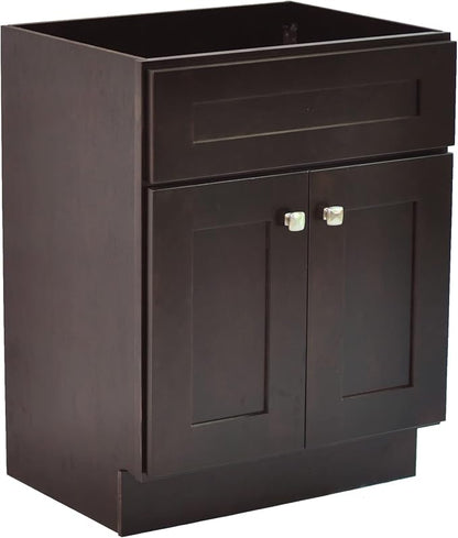 Design House Brookings Bathroom Vanity, 24", Espresso | Adjustable Hinges, Freestanding, Contemporary/Modern, Wood, Bath, 586974