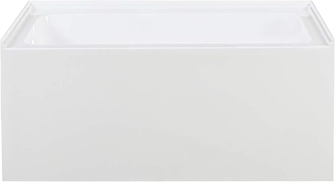Voltaire 48" x 32" Left-Hand Drain Alcove Bathtub with Apron