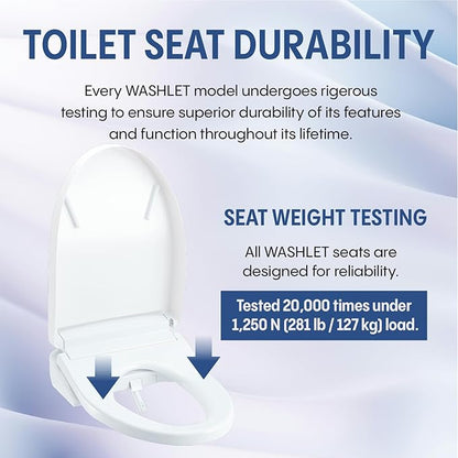 TOTO® WASHLET® S7A Electronic Bidet Toilet Seat with EWATER+® Bowl and Wand Cleaning, Auto Open and Close Contemporary Lid, Elongated, Sedona Beige - SW4736#12