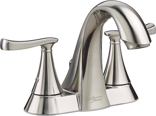 American Standard 7413201.295 Chatfield 4-Inch Centerset 2-Handle Bathroom Faucet, 1.2 GPM, Brushed Nickel